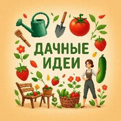 Канал Дачные идеи -- посадка растений уход за дачей огород теплица грядки растения для дачи удобрения полив борьба с вредителями посадка овощей сбор урожая ландшафтный дизайн компост выращивание цветов в мессенджере MAX — 6 517 подписчиков