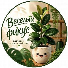 Канал Весёлый фикус | Цветы | Растения в мессенджере MAX — 2 017 подписчиков