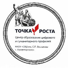 Канал «Точка роста» МКОУ «СОШ им. С.П. Восканова с.Пролетарского» в мессенджере MAX — 40 подписчиков