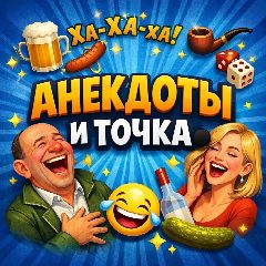 Канал Анекдоты и точка в мессенджере MAX — 16 862 подписчика