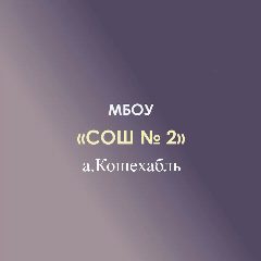 Канал МБОУ СОШ №2 а.Кошехабль в мессенджере MAX — 521 подписчик