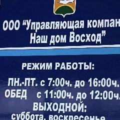 Канал ООО "УК Наш дом Восход" в мессенджере MAX — 127 подписчиков