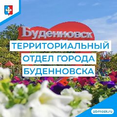 Канал Территориальный отдел города Буденновска АБМО СК в мессенджере MAX — 95 подписчиков