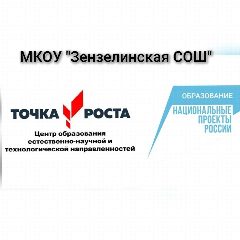Канал Центр"Точка роста" МКОУ "Зензелинская СОШ" в мессенджере MAX — 31 подписчик