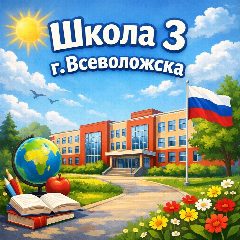 Канал МОУ "СОШ №3" г. Всеволожска в мессенджере MAX — 917 подписчиков