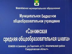 Канал МБОУ "Санкинская СОШ" в мессенджере MAX — 14 подписчиков