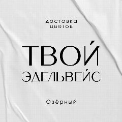 Канал Твой Эдельвейс | Цветы Озерный | Цветы Бологое | Доставка цветов в мессенджере MAX — 28 подписчиков