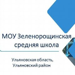 Канал МОУ Зеленорощинская средняя школа, Ульяновский р-он Ульяновская обл. в мессенджере MAX — 235 подписчиков