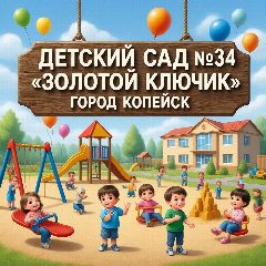 Канал МДОУ "Детский сад №34" Копейского городского округа в мессенджере MAX — 147 подписчиков