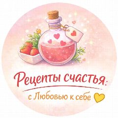 Канал РЕЦЕПТЫ СЧАСТЬЯ: С ЛЮБОВЬЮ К СЕБЕ в мессенджере MAX — 214 подписчиков