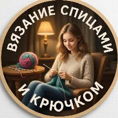 Канал Вязание спицами и крючком -- схемы для начинающих шапки узоры носки пледы тапочки салфетки свитер игрушки дети сумки шарфы кофты жилеты шали жакеты цветы скатерти варежки палантины кардиганы митенки в мессенджере MAX — 15 441 подписчик