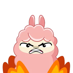 Стикер из набора Альпака