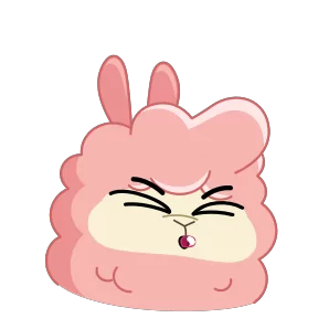 Стикер из набора Альпака