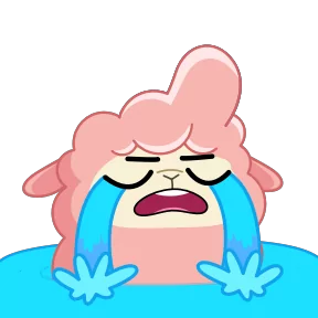 Стикер из набора Альпака