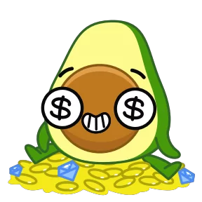 Стикер из набора Авокадо