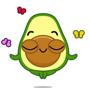 Стикер из набора Авокадо