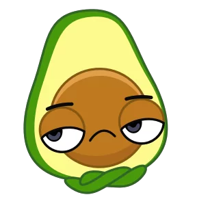 Стикер из набора Авокадо