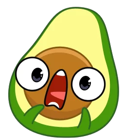 Стикер из набора Авокадо