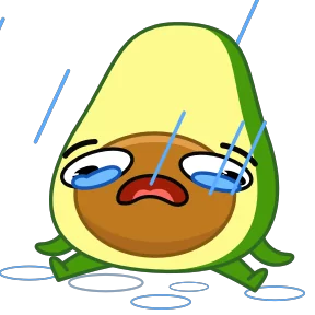 Стикер из набора Авокадо