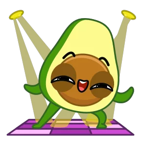 Стикер из набора Авокадо