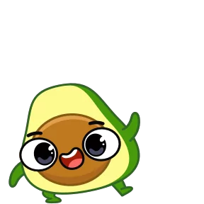 Стикер из набора Авокадо