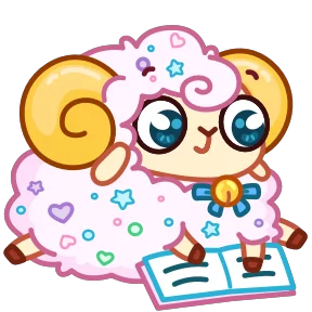 Стикер из набора Барашек