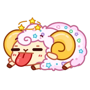 Стикер из набора Барашек