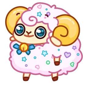 Стикер из набора Барашек