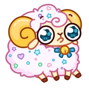 Стикер из набора Барашек