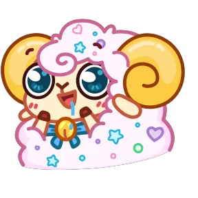 Стикер из набора Барашек