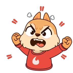 Стикер из набора Белочка