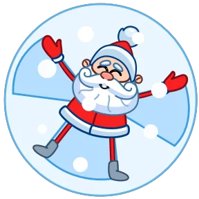 Стикер из набора Дед Мороз