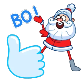 Стикер из набора Дед Мороз