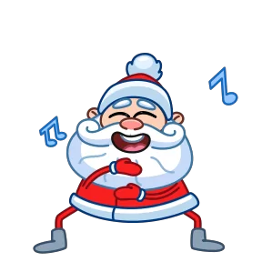 Стикер из набора Дед Мороз