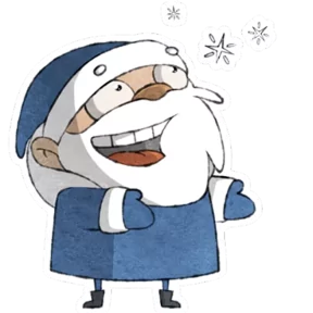 Стикер из набора Дедушка Мороз