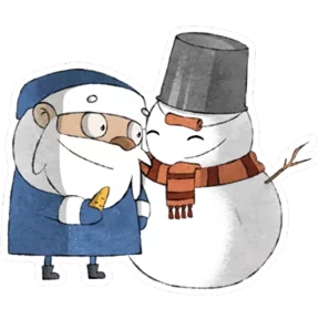 Стикер из набора Дедушка Мороз