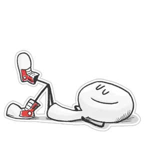 Стикер из набора Дудл