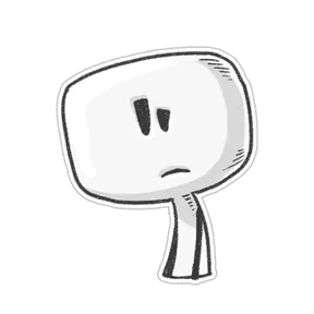 Стикер из набора Дудл