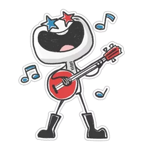 Стикер из набора Дудл