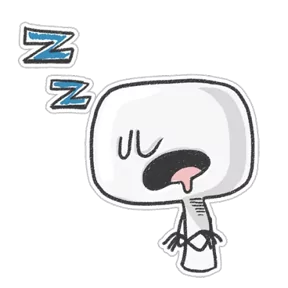 Стикер из набора Дудл