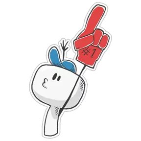 Стикер из набора Дудл