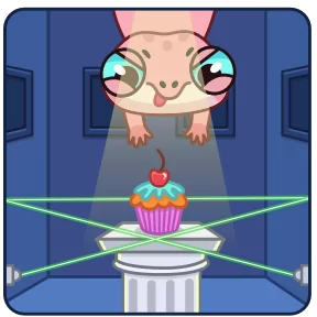 Стикер из набора Геккон