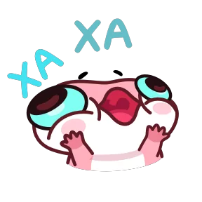 Стикер из набора Геккон