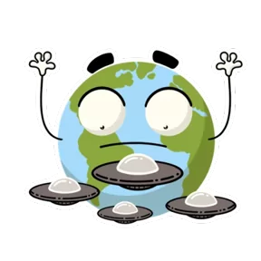 Стикер из набора Глобус