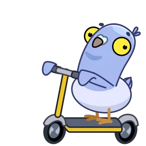 Стикер из набора Голубь