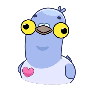 Стикер из набора Голубь