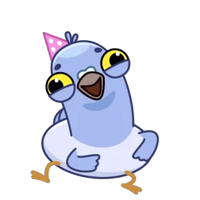 Стикер из набора Голубь