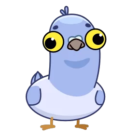 Стикер из набора Голубь