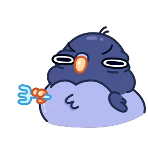 Стикер из набора Голубчик