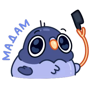 Стикер из набора Голубчик